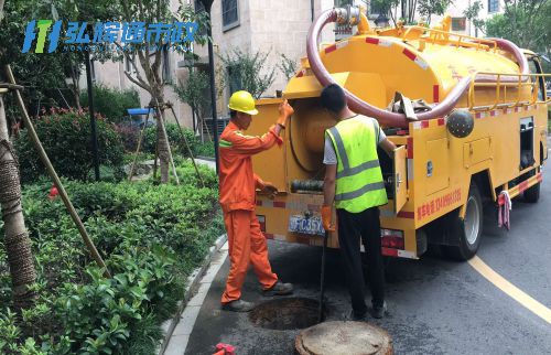 苏州园区玲珑湾雨污管道清淤疏通